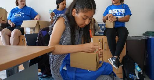 First assignment at Central? Community service projects