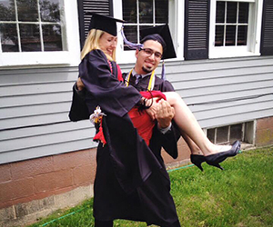Amberleigh and Nick at Graduation