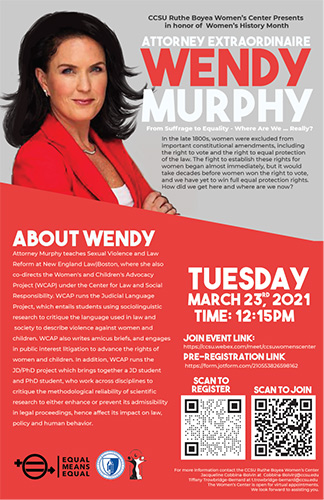 Wendy Murphy Event Poster