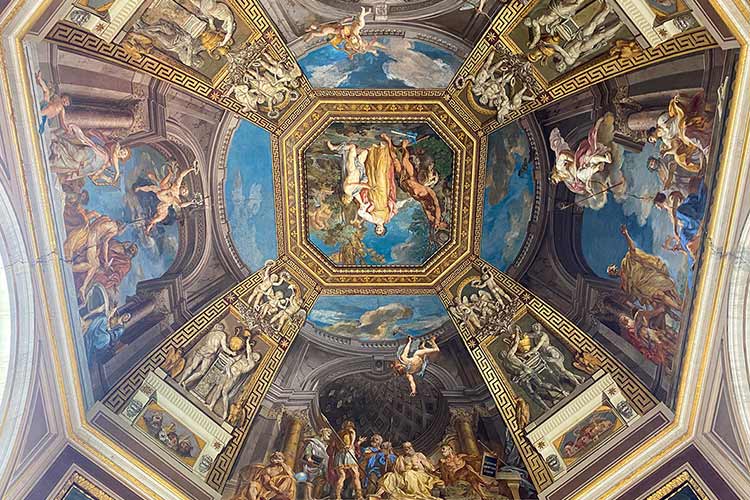 painted ceiling