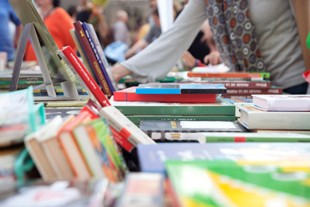 books on a shelf