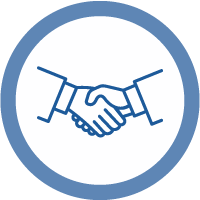 icon of hands shaking