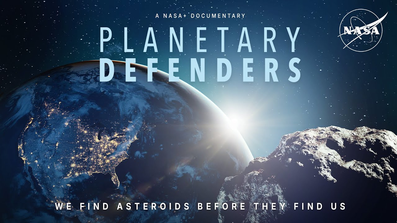 Cover art for the NASA film, "Planetary Defenders"