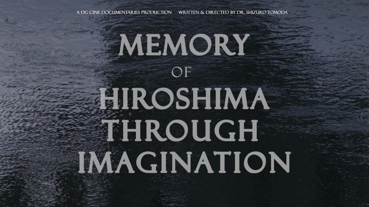 Screen grab of "Memory of Hiroshima Through Imagination" documentary.