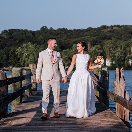 Kiley Strakosch 2021 and Jeff Strakosch 2020