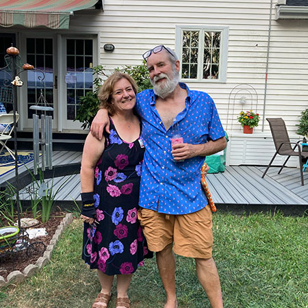 Nancy Puglisi Rolfe 1990 and Tom Rolfe 1988