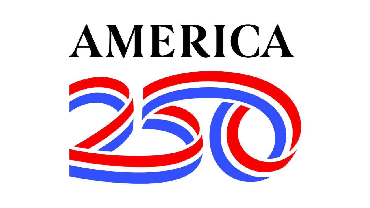 Logo of America 250 celebration