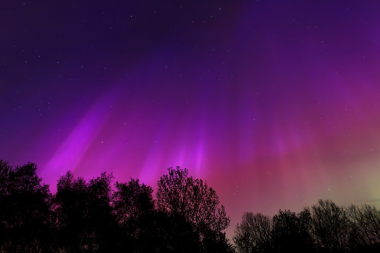  Aurora Borealis over Tuntorp, Brastad, Lysekil Municipality, Sweden.