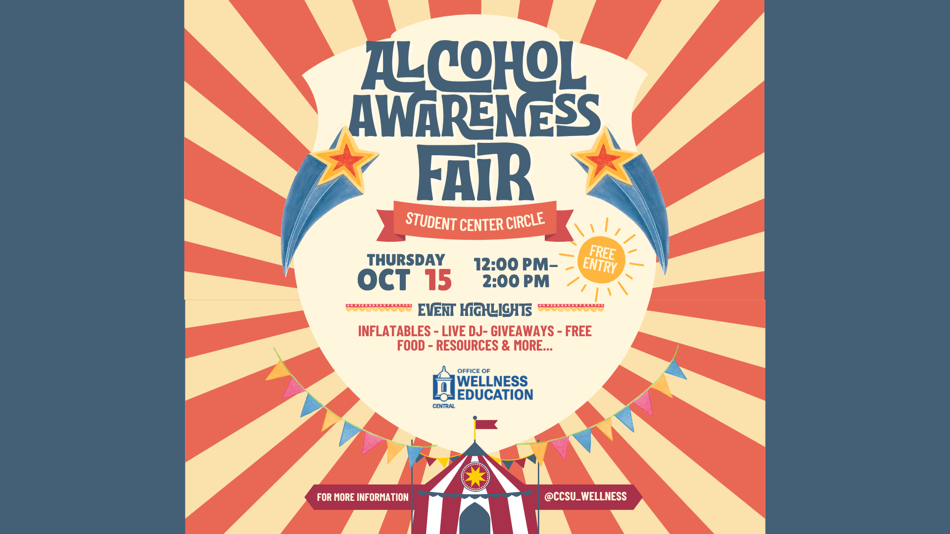 Poster for Alcohol Awareness Fair