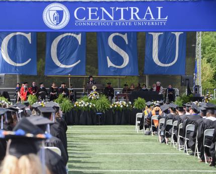 stage at commencement