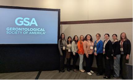 Group Infront of GSA Sign
