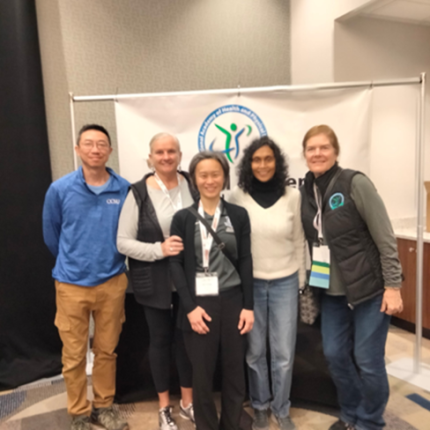 Central faculty members take a group photo at the National Academy of Health and Physical Literacy summit.