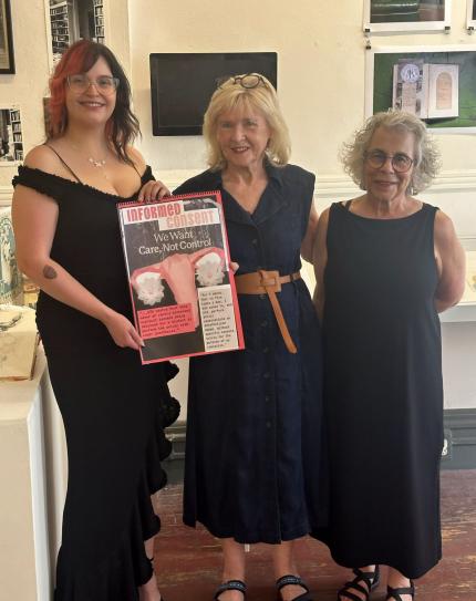 Group photo with book