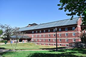 Outside of Sam May Hall Outside of Sam May Hall