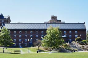 Outside of Catharine Beecher Hall Outside of Catharine Beecher Hall