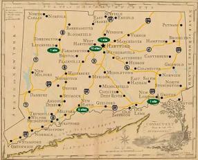 Connecticut Map of the Amistad