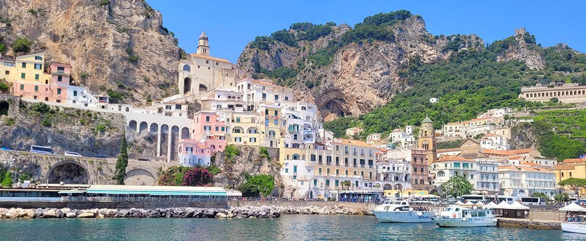 Landscape of Salerno, Italy