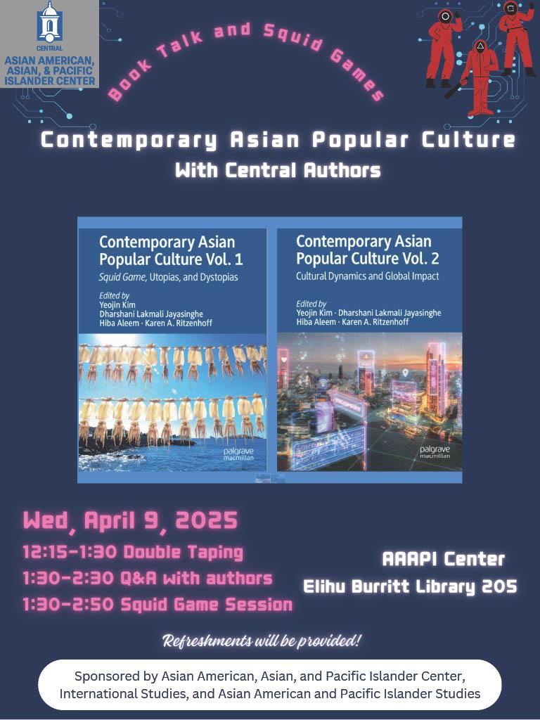 Contemporary Asian Popular Culture with Central Authors Event Flyer