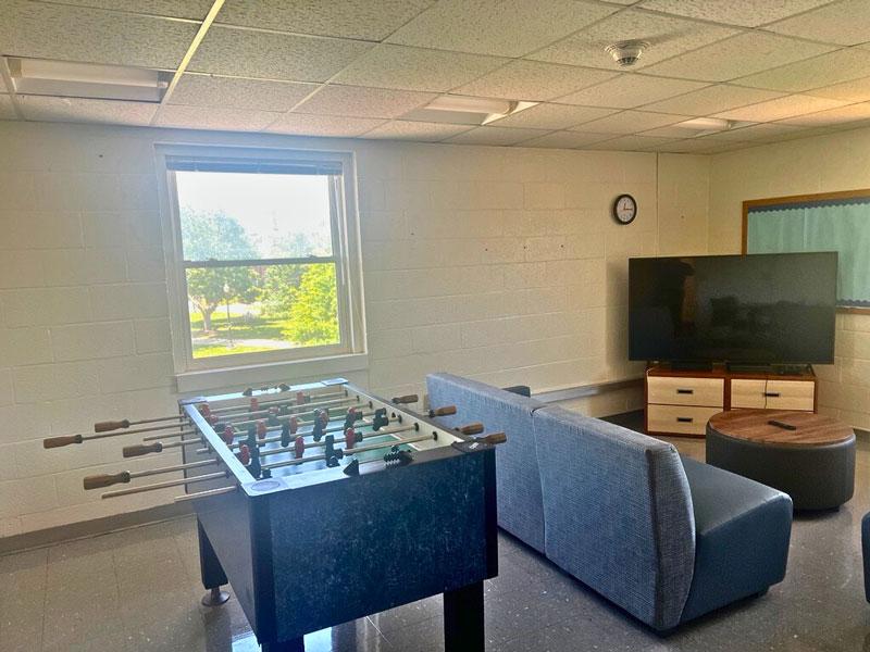 Game Room with TV and Foosball