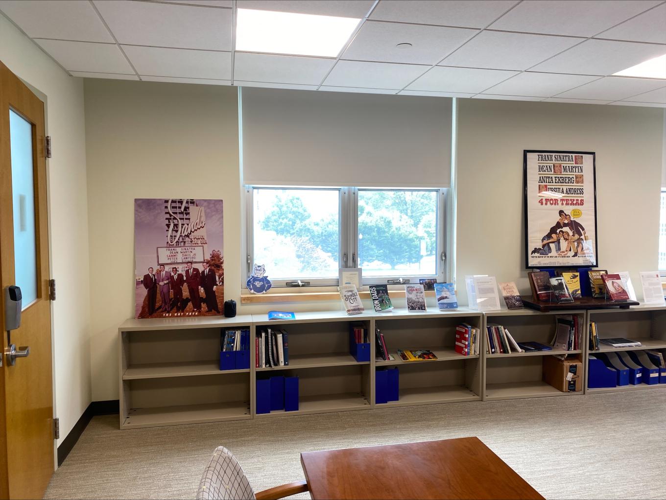 Interior of Dr. Gil Gigliotti's office at Willard-Diloreto Hall.