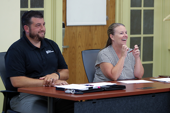 Paul Rossitto (left) and Kristen Gordon (right)