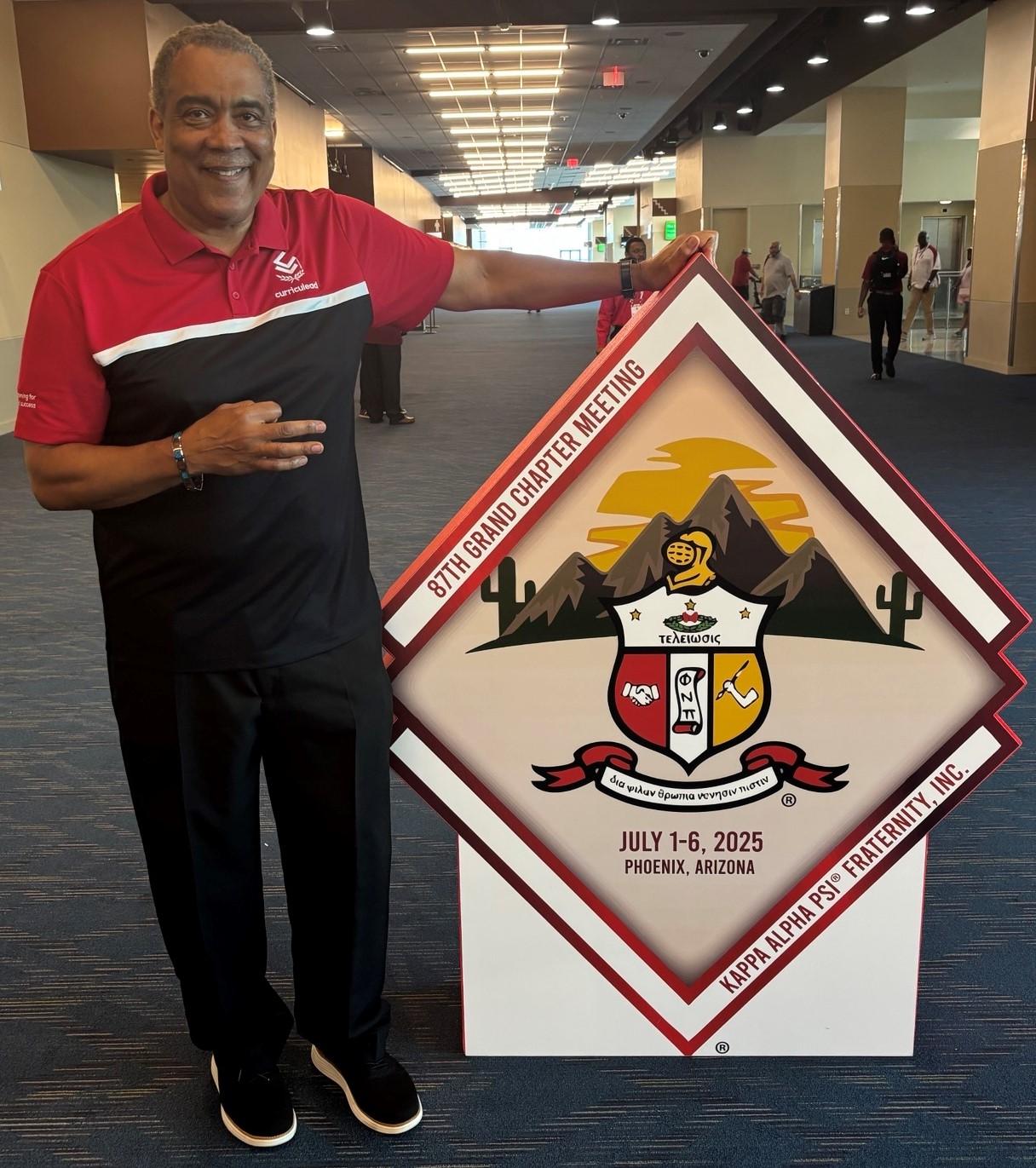 Joseph Paige at the 87th grand chapter meeting