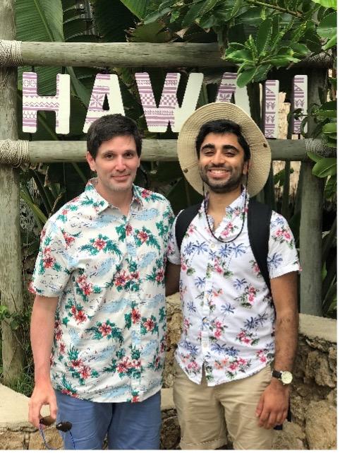 CCSU Students presenting their research, conducted with Dr. Nimmi Sharma, at SPIE ASIA, Hawaii