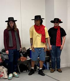 Central Students learning Flamenco dancing in spain