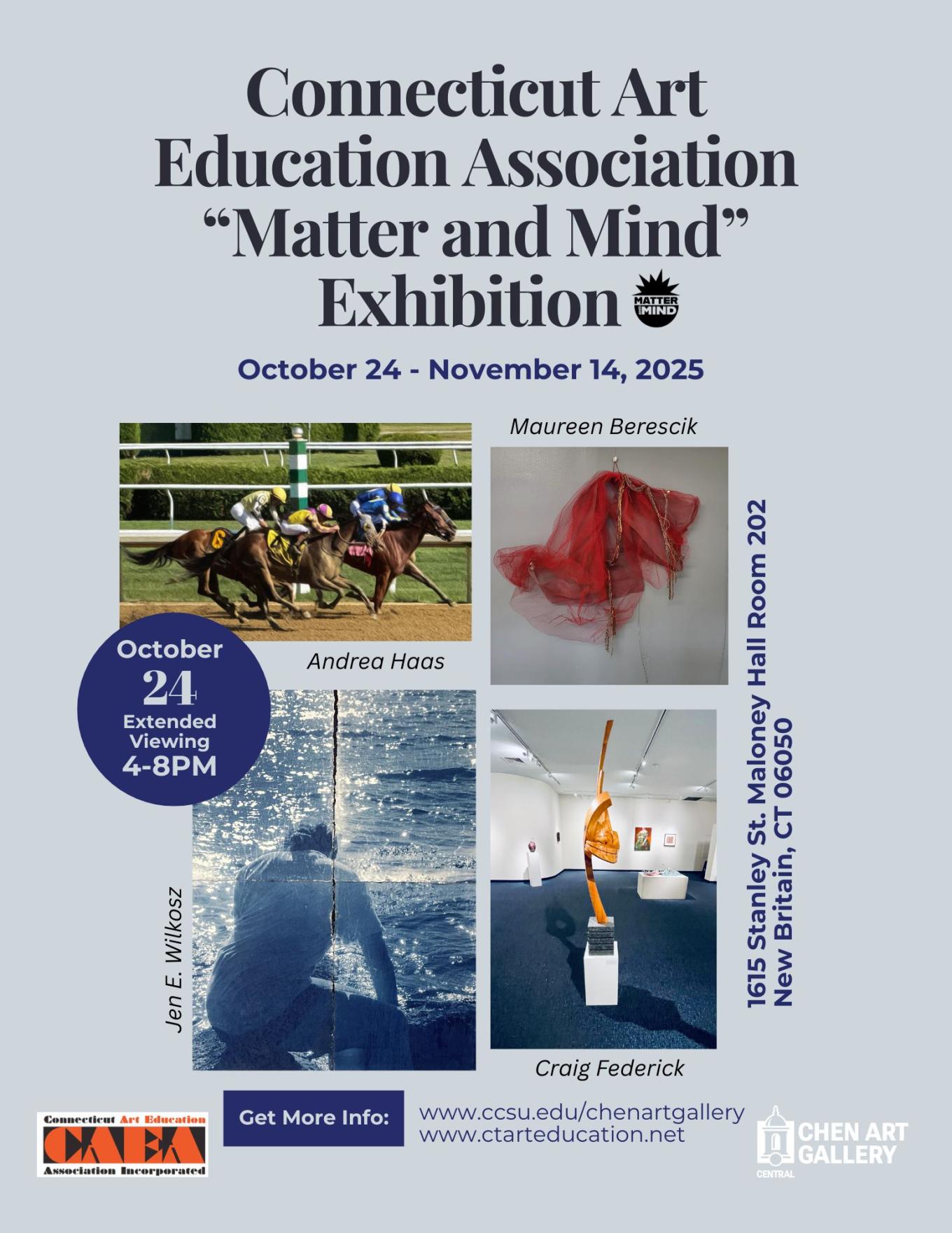 CAEA Matter and Mind Exhibition Poster