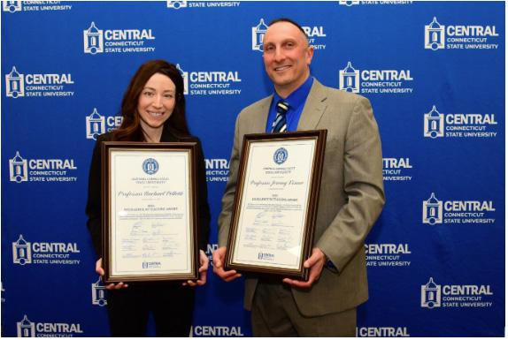 Dr. Jeremy Visone titled the ELIT full-time faculty award winner