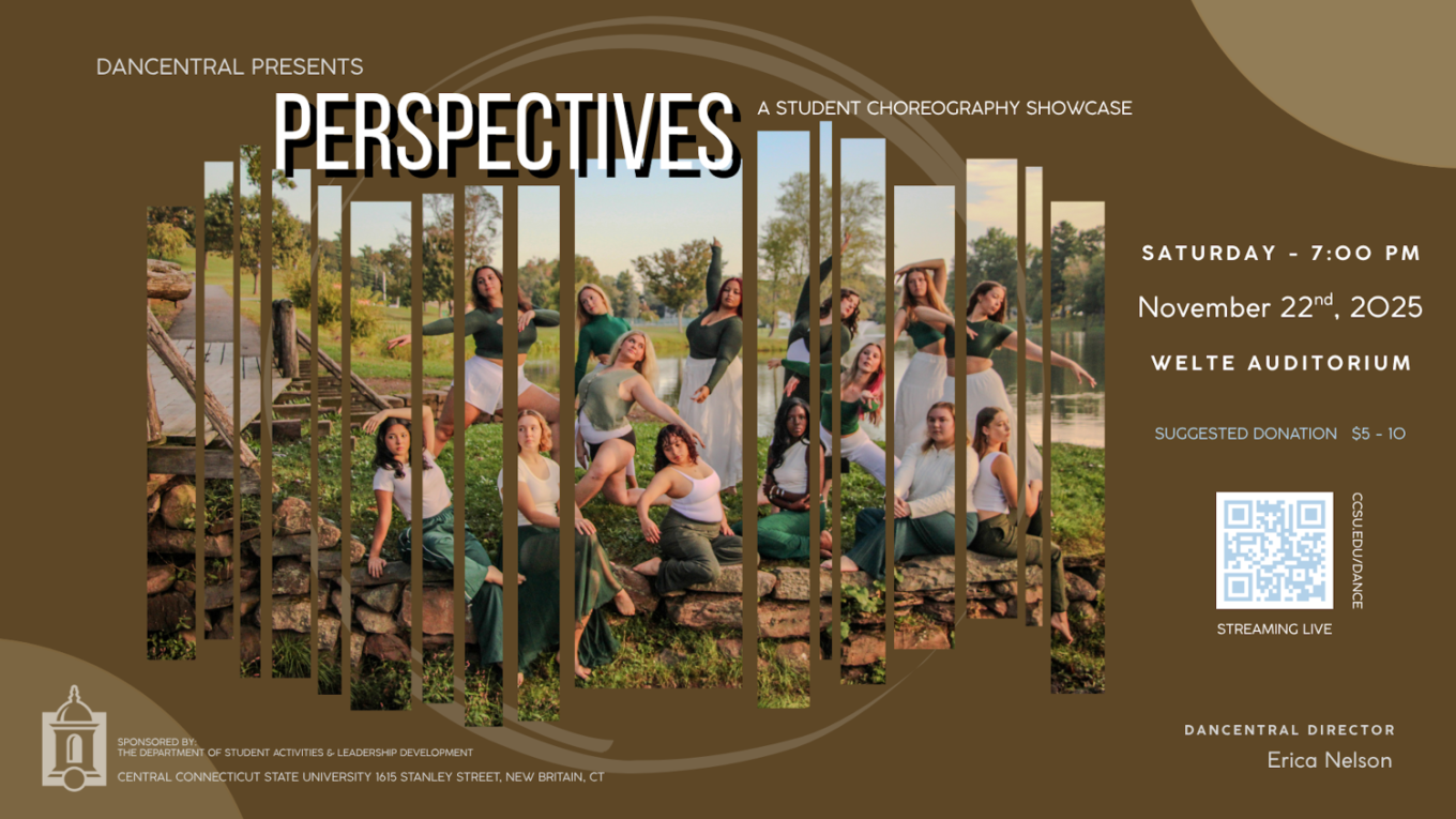 Poster for Dance Education performance of "Perspectives"