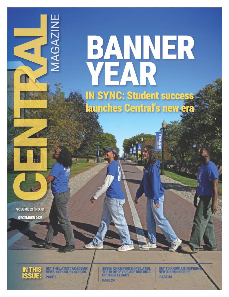 Cover of the 2025 edition of Central magazine