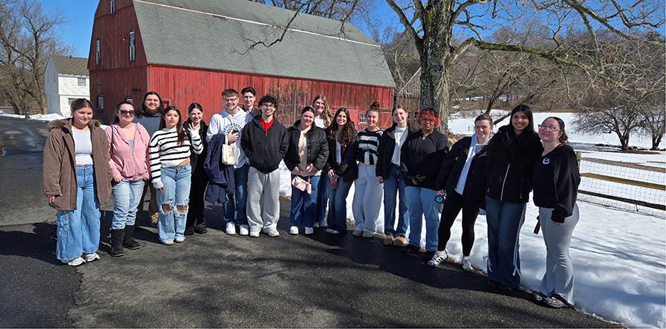 Professor Mary Collins' Creative Writing Class at the Hill-Stead Museum