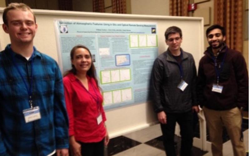 Central undergraduate LASER group members with Dr. Sharma