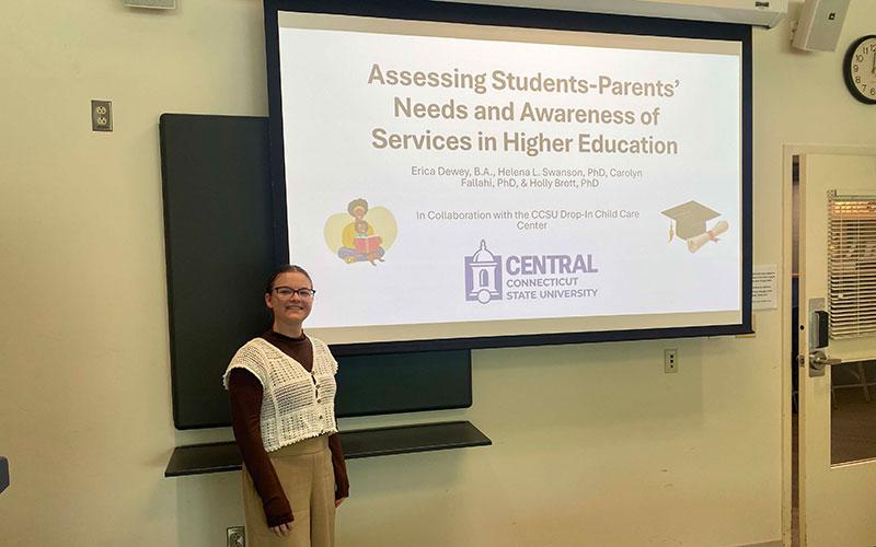 Erica Dewey Presents Community Engaged Thesis at URCAD