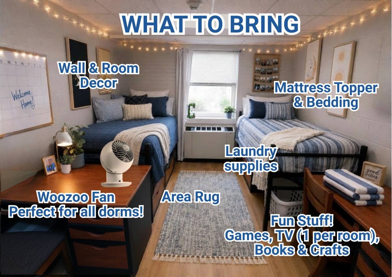 What to bring for Move In Page