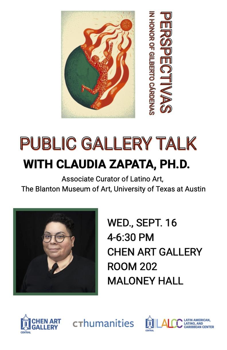 Perspectivas Gallery Talk Event Poster