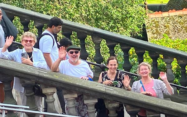 Group on bridge 