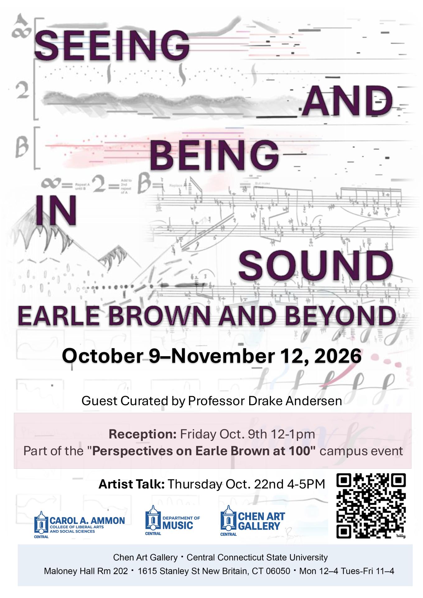 Seeing and Being in Sound: Earle Brown and Beyond Flyer
