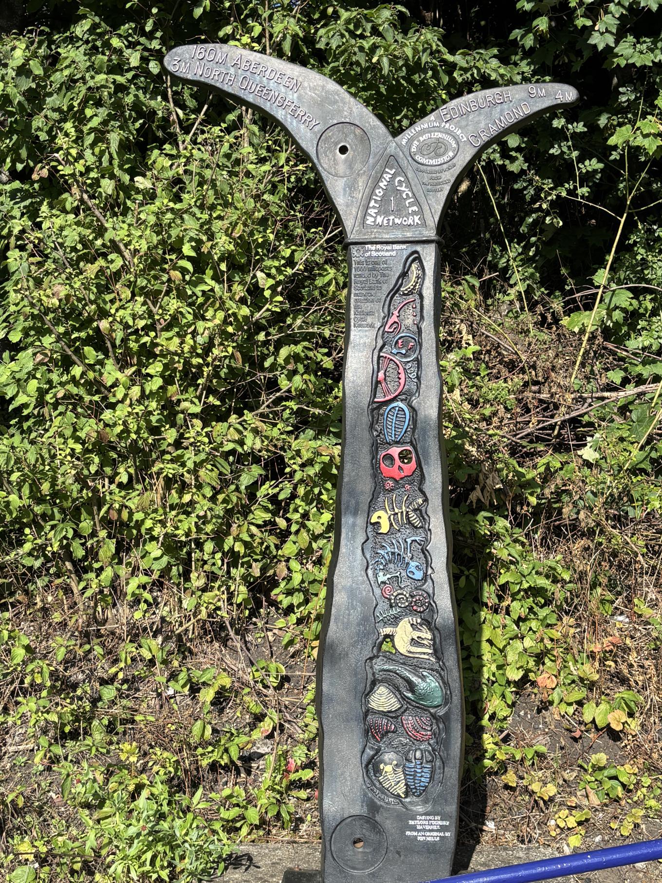 Mile Marker in Scotland