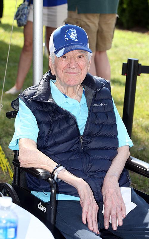 Dr. Judd smiling during 175th ann.