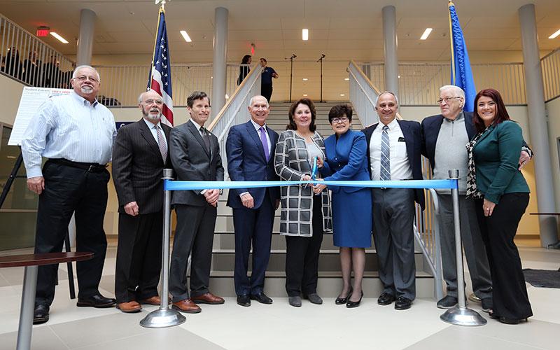 Dr. Judd at Willard-Diloreto ribbon cutting ceremony