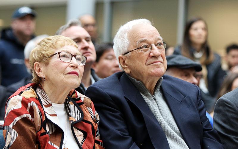 Dr. Judd with wife at Willard-diloreto ribbon cutting ceremony