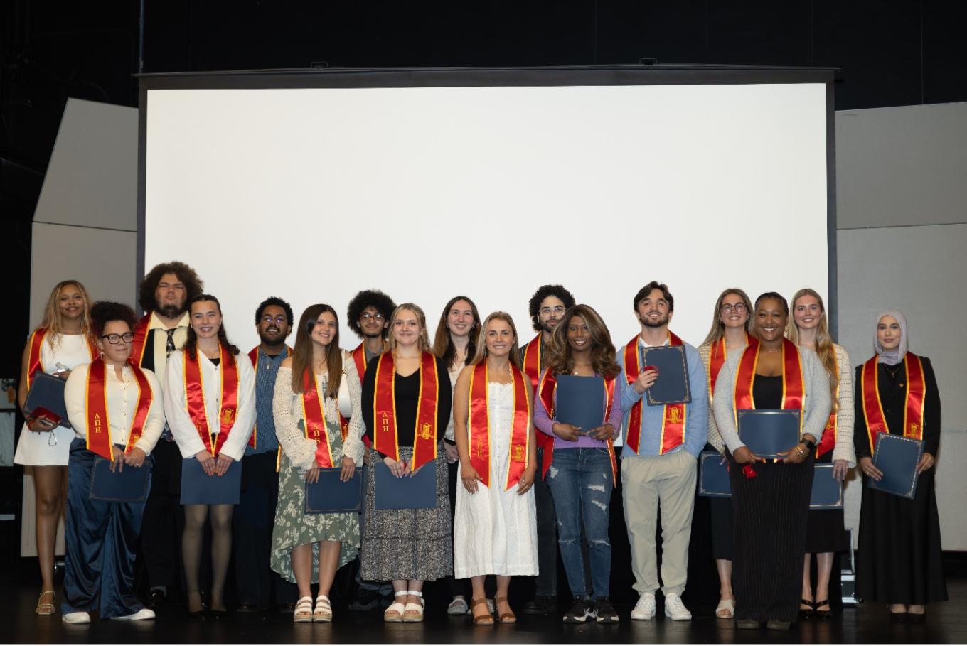 Lambada Pi Eta Honor Society Induction