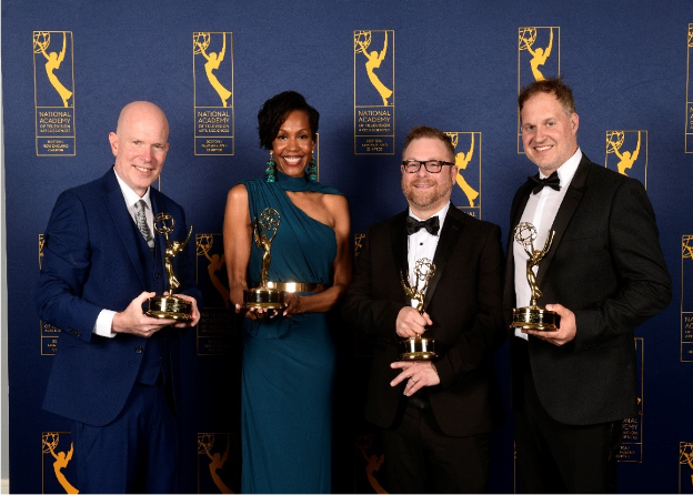 Prof. Jeffrey Teitler [left], 7 Emmy Award Wins