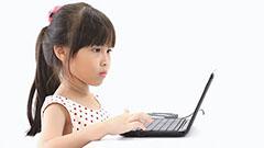 girl on computer