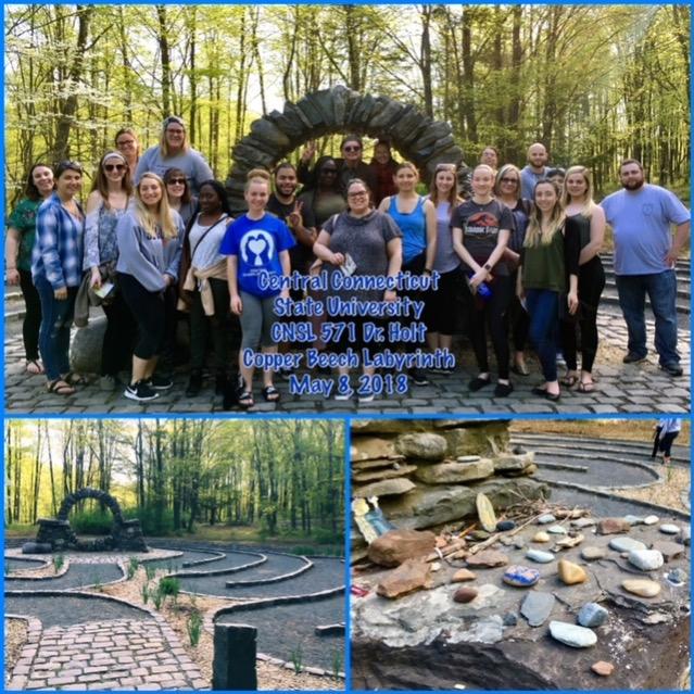 Collage of photos from the Forum for Contemplative Practice