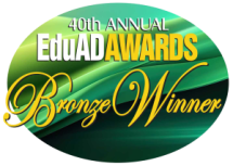 40th Edu-ad bronze logo