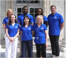 2025-2026 Cohort Featuring Dr. Day (Sociology), Armel Djangone (MIS), Peggy Bloomer (Art + Design), Ying Chen (Finance), Nicole Brewer (English), Michelle Kraczkowski (Biology), Lisa McMahon (Academic Affairs)
