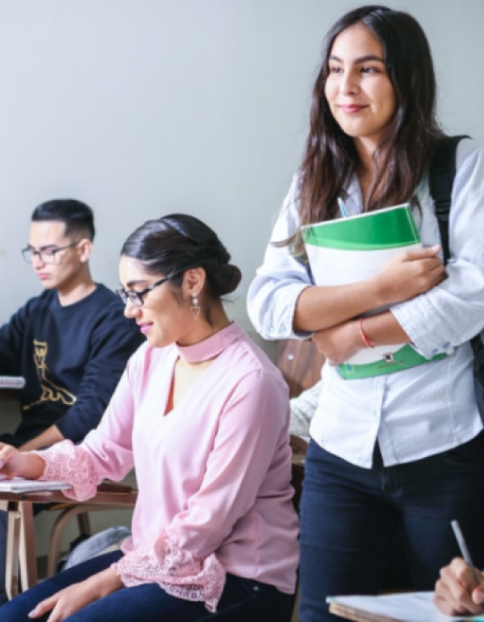 Students in CCSU classroom